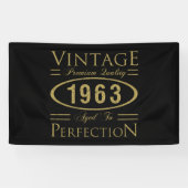 60e  verjaardag 1963 spandoek (Horizontaal)