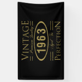 60e  verjaardag 1963 spandoek (Verticaal)