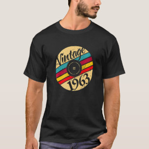 60e verjaardag  1963 Vinylrecord T-shirt