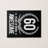 60e verjaardag (60 jaar Geweldige) Legpuzzel (Horizontaal)