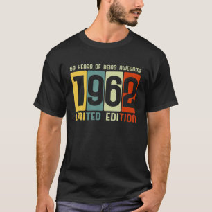 60e verjaardag 60 jaar Geweldige Retro T - shirts