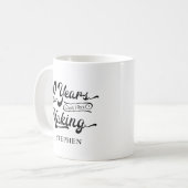 60e verjaardag 60 JAAR IN DE MAAK Gepersonaliseerd Koffiemok (Voorkant links)