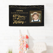 60e verjaardag 60 JAAR IN DE MAAK LICHTEN Spandoek (Insitu)