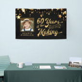 60e verjaardag 60 JAAR IN HET MAKEN VAN Gouden Ste Spandoek (Beurs)