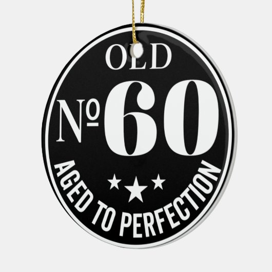 60e verjaardag 60 jaar Jubileum Citaten vierkant Keramisch Ornament (Links)