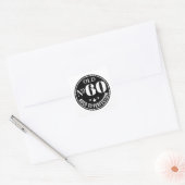 60e verjaardag 60 jaar Jubileum offertes Vierkante Sticker (Envelop)