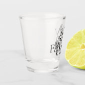 60e verjaardag 60e verjaardag op persoonlijke tite shot glas (Links)