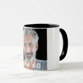 60e verjaardag aangepaste foto hallo 60 voor jonge mok (Voorkant rechts)