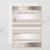 60e verjaardag Art Deco Light Sepia Pearl Jewel Kaart (Achterkant)