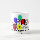 60e verjaardag ballonnen Humor Mok (Center)