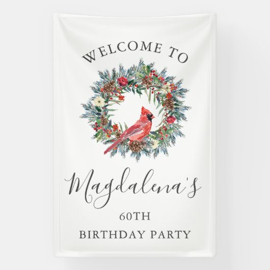 60e verjaardag banner Rode Kardinaal aangepaste we (Verticaal)