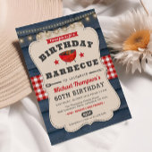 60e verjaardag BBQ Zomer Barbecue Party Kaart