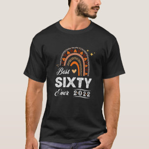 60e verjaardag Beste 60 jaar oude regenboogluipaar T-shirt