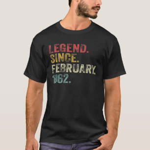 60e verjaardag cadeau 60 jaar oud legende sinds fe t-shirt