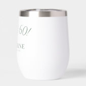 60e verjaardag cadeau-sassy op 60! Elegant Sage Gr (Achterkant)