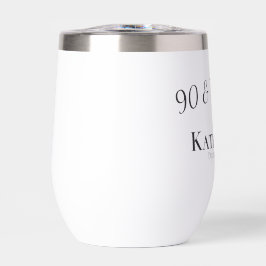 60e verjaardag cadeau-sassy op 60! Elegante B&W