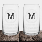 60e Verjaardag Cadeau voor man, vader, zoon, hem, Blikvorm Glas