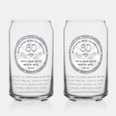 60e Verjaardag Cadeau voor man, vader, zoon, hem, Blikvorm Glas (Voorkant)