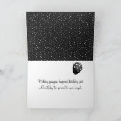 60e verjaardag cadeautje met poot kaart (Binnen)