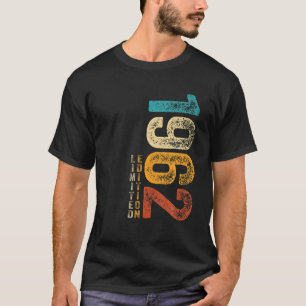 60e verjaardag cadeautjes 60 jaar oude Retro Limit T-shirt