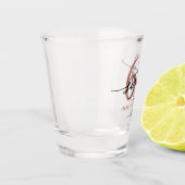 60e verjaardag Chic Roos Gold hot Glass Shot Glas (Links)