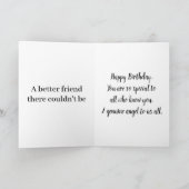 60e verjaardag Christelijke engel Geloof Bijbel Kaart (Binnen)