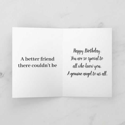 60e verjaardag Christelijke engel Geloof Bijbel Kaart (Binnen)