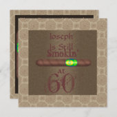 60e verjaardag Cigar-uitvindingen Kaart (Voorkant / Achterkant)