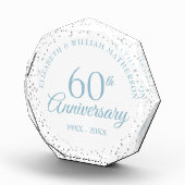 60e verjaardag Confetti Fotoblokken (Rechts)