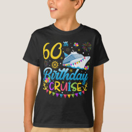 60e verjaardag Cruise B-Day Party Boy T-shirt