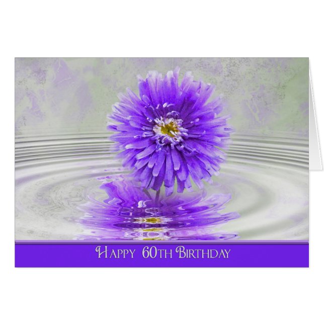 60e verjaardag Dahlia (Voorkant Horizontaal)
