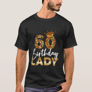 60e verjaardag dame cadeau voor haar zestigste dag t-shirt