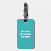 60e verjaardag De meest verbluffende kleurrijke ge Bagagelabel (Achterkant verticaal)