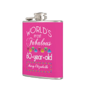 60e verjaardag De meest verbluffende kleurrijke Pa Heupfles (Links)