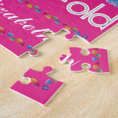 60e verjaardag De meest verbluffende kleurrijke Pa Legpuzzel (Zijkant)