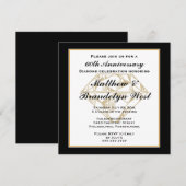 60e verjaardag Diamanten Uitnodiging (Voorkant / Achterkant)