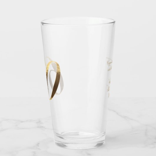 60e Verjaardag Diamond Bruiloft Jubileum Glas (Links)