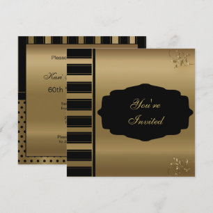 60e verjaardag DIY-tekst Kaart