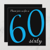 60e verjaardag  | DIY-tekst Kaart (Voorkant / Achterkant)