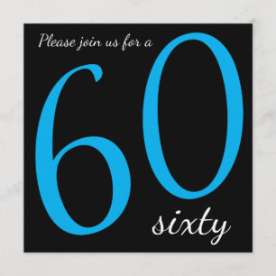 60e verjaardag DIY-tekst Kaart