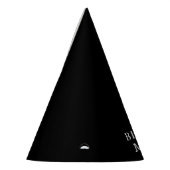 60e verjaardag feest viering zwart volwassene feesthoedjes (Links)