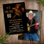 60e verjaardag foto rustieke cowboy Pet laarzen Kaart<br><div class="desc">60th Birthday Photo Rustic Cowboy Country Western Pet Boots Invitation Invite Downloadable Instant Digital Download biedt een paar leren cowboylaarzen met pet en uw persoonlijke uitnodigingsinformatie voor 60th-verjaardagsfeestjes hieronder. Voeg je favoriete foto aan de achterkant toe. Ontworpen door Evco Studio www.zazzle.com/store/evcostudio</div>