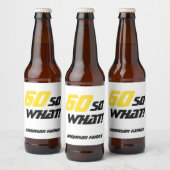 60e verjaardag Funny Motivatie Bier Etiket (Flessen)