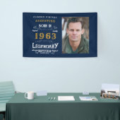 60e verjaardag Geboren in 1963 Legend Blue Gold Ph Spandoek (Beurs)