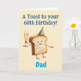 60e verjaardag Gefeliciteerd, papa, grappig  Kaart