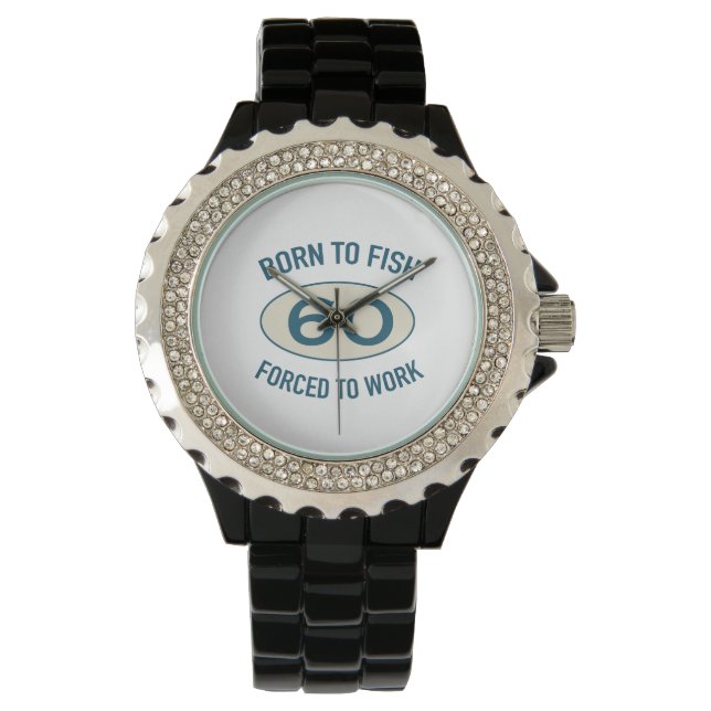 60e verjaardag Gevist Horloge (Voorkant)