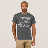 60e verjaardag Gift 1953  Brew T-shirt (Voorkant volledig)
