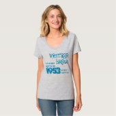 60e verjaardag Gift 1953 Brew V07 T-shirt (Voorkant volledig)
