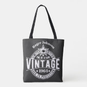 60e verjaardag Gift  verouderd tot perfectie Tote Bag (Achterkant)