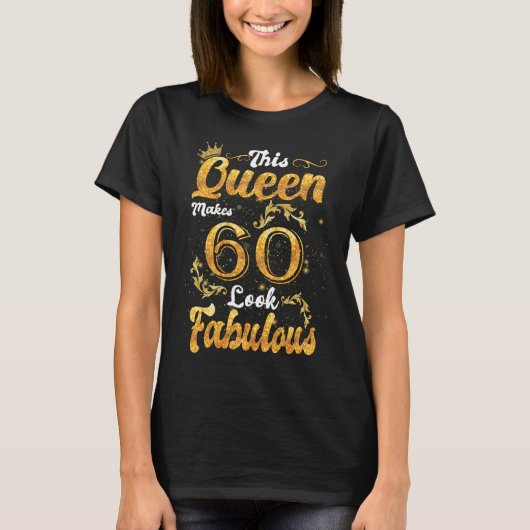 60e verjaardag Gifts Women T-shirt (Voorkant)
